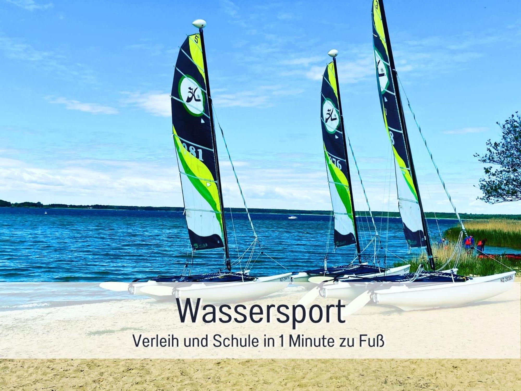 Strandhaus Mathea - Ruhige Lage Direkt Am Fleesensee - Parkplatz, Kamin, Sauna - Familienfreundlich Unter Göhren Exterior foto